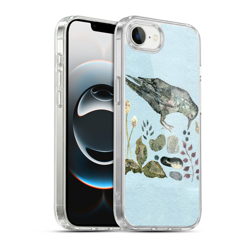 Wyanne Birds Fallen Blueberries Soft Gel Case for Apple iPhone 16e / Apple iPhone 17e & MagSafe