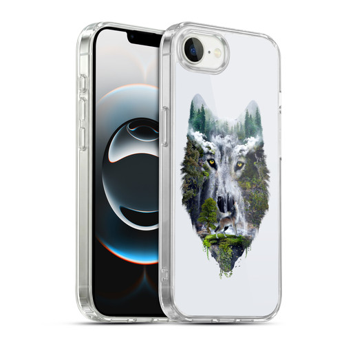 Riza Peker Animal Abstract Wolf Nature Soft Gel Case for Apple iPhone 16e / Apple iPhone 17e & MagSafe