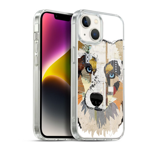 Michel Keck Dogs 3 Australian Shepherd Soft Gel Case for Apple iPhone 14