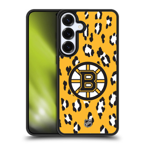 NHL Boston Bruins Leopard Pattern Gel Armour Case For Samsung Galaxy S25+