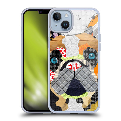 Michel Keck Dogs 3 French Bulldog Soft Gel Case for Apple iPhone 14 Plus