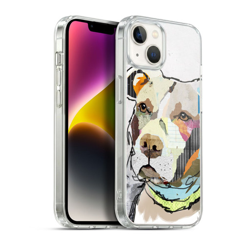 Michel Keck Dogs 3 Pit Bull Soft Gel Case for Apple iPhone 14 Plus
