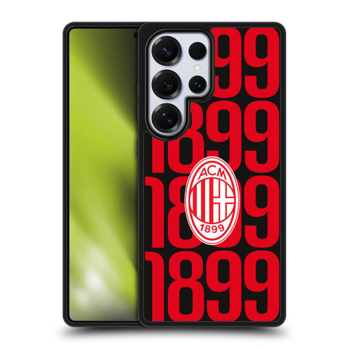 AC Milan Graphics Pattern Gel Armour Case For Samsung Galaxy S25 Ultra