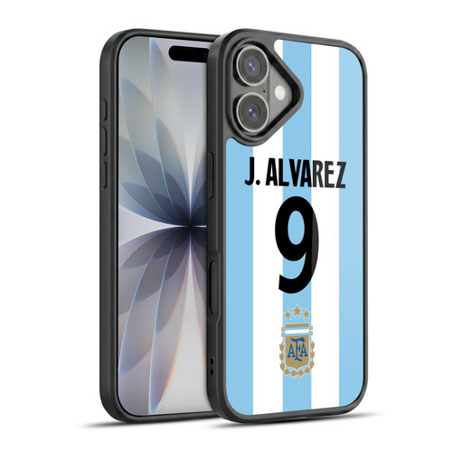 Argentina National Football Team 2024/25 Player Home Kit 1st Group Julián Álvarez Gel Armour Case For Apple iPhone 17