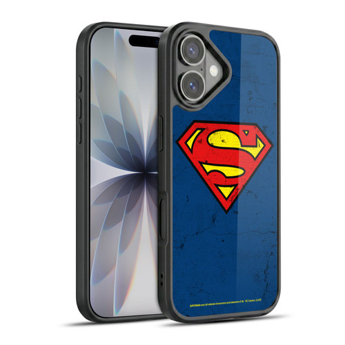 Superman DC Comics Logos Distressed Look Gel Armour Case For Apple iPhone 17