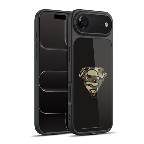 Superman DC Comics Logos Camouflage Gel Armour Case For Apple iPhone 17 Air