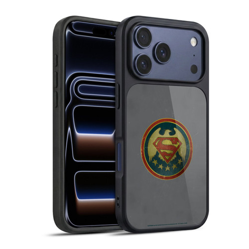 Superman DC Comics Logos Distressed Look Badge Gel Armour Case For Apple iPhone 17 Pro