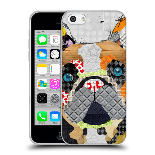 Michel Keck Dogs 3 French Bulldog Soft Gel Case for Apple iPhone 5c