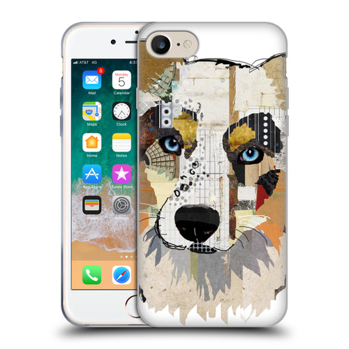 Michel Keck Dogs 3 Australian Shepherd Soft Gel Case for Apple iPhone 7 / 8 / SE 2020 & 2022