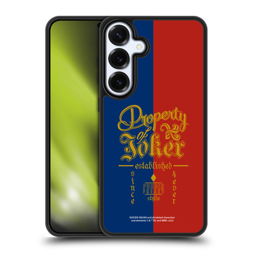 Suicide Squad 2016 Graphics Property Of Joker Gel Armour Case For Samsung Galaxy S25+