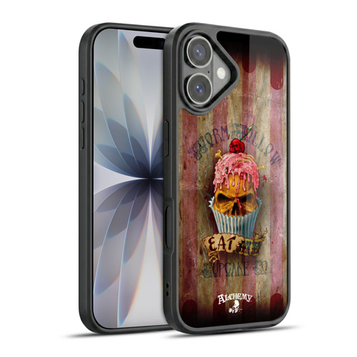 Alchemy Gothic Skull Eat Me Cupcake Gel Armour Case For Apple iPhone 17