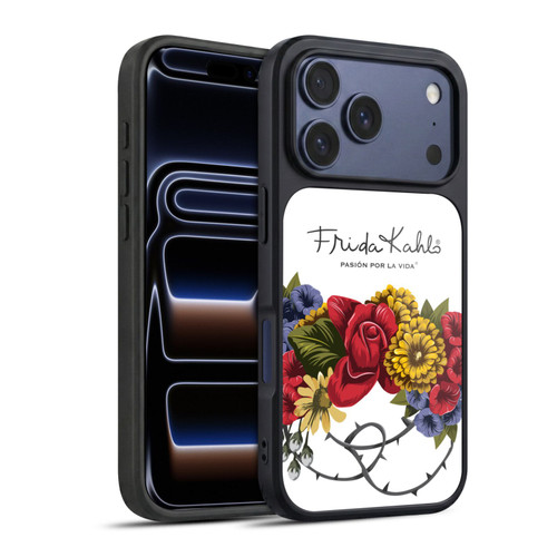 Frida Kahlo Red Florals Bunch Gel Armour Case For Apple iPhone 17 Pro