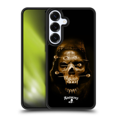Alchemy Gothic Skull Death Fetish Gel Armour Case For Samsung Galaxy S25+