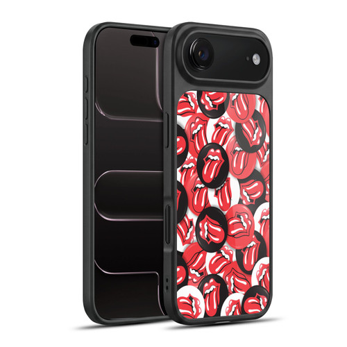 The Rolling Stones Licks Collection Tongue Classic Button Pattern Gel Armour Case For Apple iPhone 17 Air
