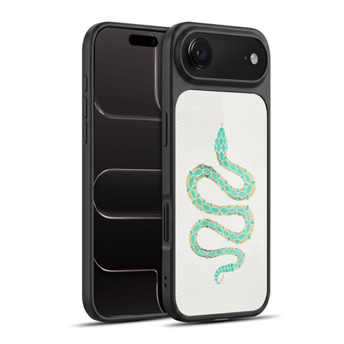 Cat Coquillette Animals Snake Mint Gel Armour Case For Apple iPhone 17 Air