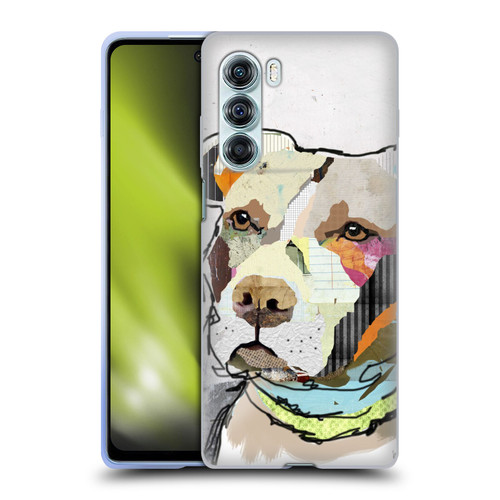 Michel Keck Dogs 3 Pit Bull Soft Gel Case for Motorola Edge S30 / Moto G200 5G