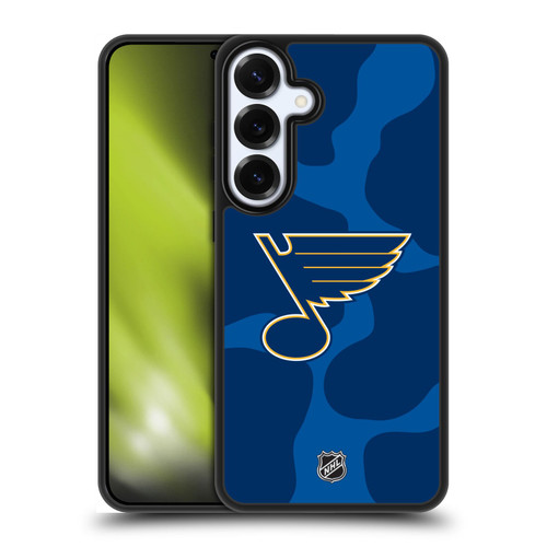 NHL St Louis Blues Cow Pattern Gel Armour Case For Samsung Galaxy S25+
