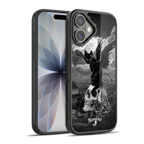 Alchemy Gothic Cats Nine Lives Of Poe Skull Gel Armour Case For Apple iPhone 17