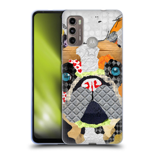 Michel Keck Dogs 3 French Bulldog Soft Gel Case for Motorola Moto G60 / Moto G40 Fusion