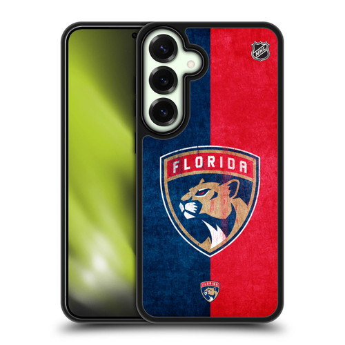 NHL Florida Panthers Half Distressed Gel Armour Case For Samsung Galaxy S25