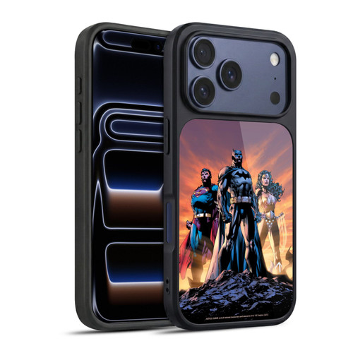 Justice League DC Comics Comic Book Covers Icons Trinity Gel Armour Case For Apple iPhone 17 Pro
