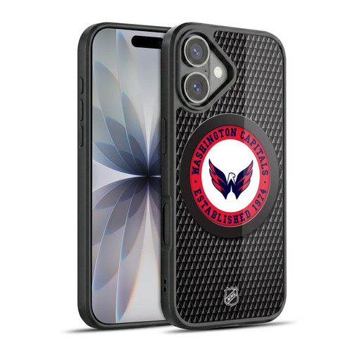 NHL Washington Capitals Puck Texture Gel Armour Case For Apple iPhone 17