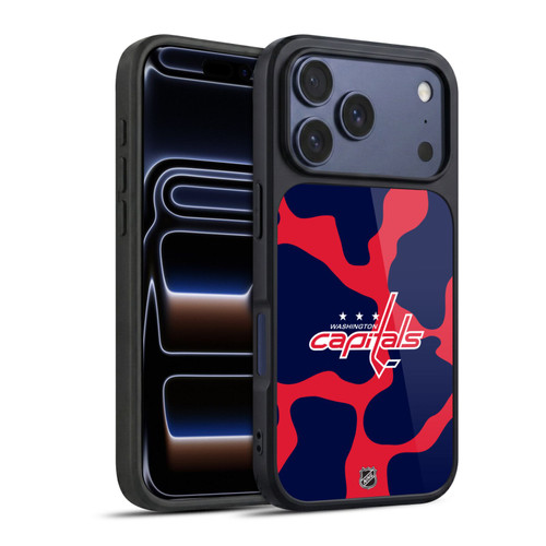NHL Washington Capitals Cow Pattern Gel Armour Case For Apple iPhone 17 Pro
