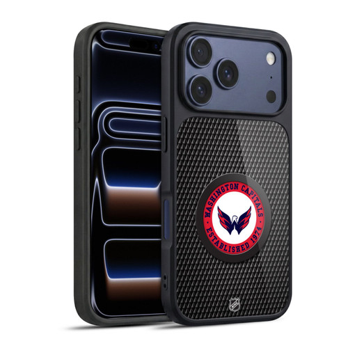 NHL Washington Capitals Puck Texture Gel Armour Case For Apple iPhone 17 Pro