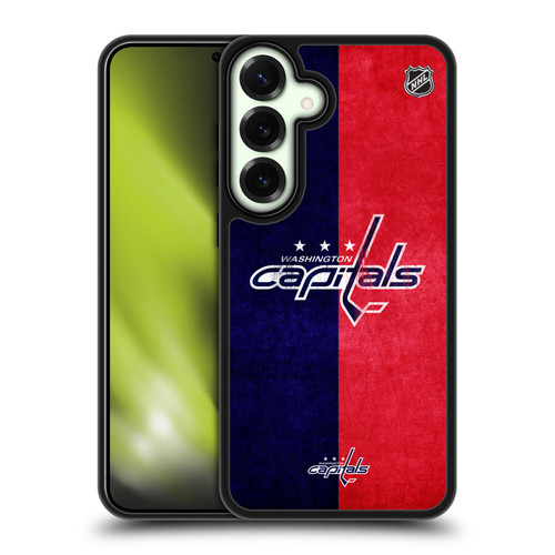 NHL Washington Capitals Half Distressed Gel Armour Case For Samsung Galaxy S25