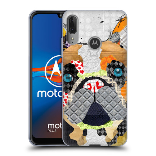 Michel Keck Dogs 3 French Bulldog Soft Gel Case for Motorola Moto E6 Plus