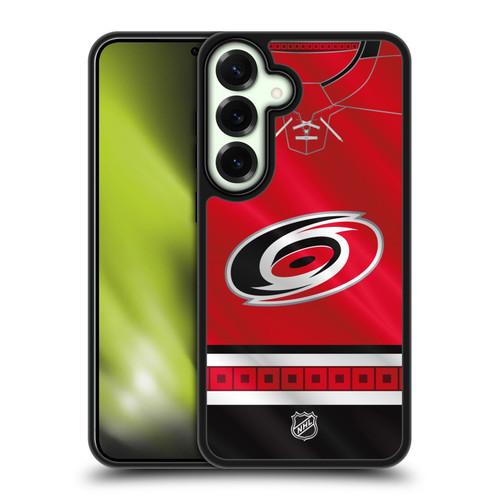 NHL Carolina Hurricanes Jersey Gel Armour Case For Samsung Galaxy S25