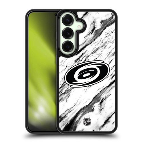 NHL Carolina Hurricanes Marble Gel Armour Case For Samsung Galaxy S25
