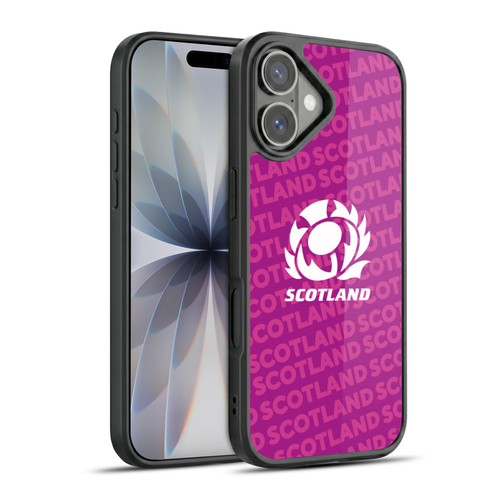 Scotland Rugby Graphics Logo Purple Gel Armour Case For Apple iPhone 17