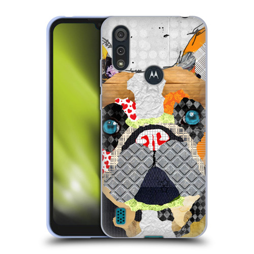 Michel Keck Dogs 3 French Bulldog Soft Gel Case for Motorola Moto E6s (2020)