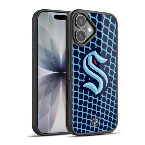 NHL Seattle Kraken Net Pattern Gel Armour Case For Apple iPhone 17