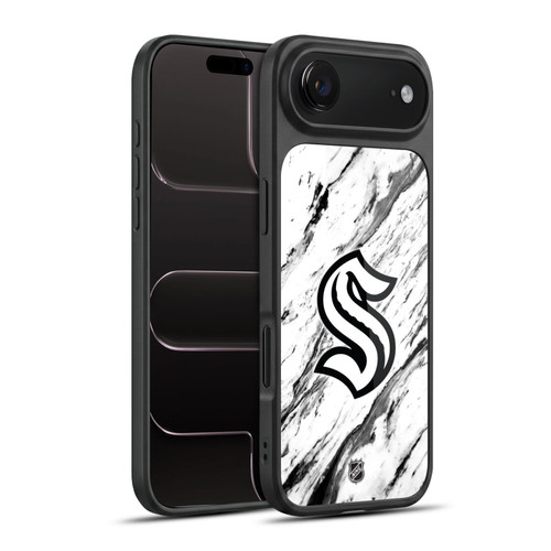 NHL Seattle Kraken Marble Gel Armour Case For Apple iPhone 17 Air