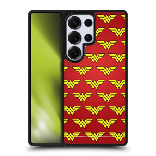 Wonder Woman DC Comics Logos Pattern Gel Armour Case For Samsung Galaxy S25 Ultra