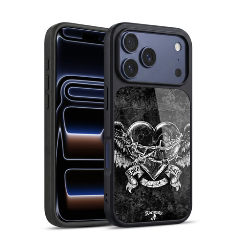 Alchemy Gothic Wing Black Romance Gel Armour Case For Apple iPhone 17 Pro