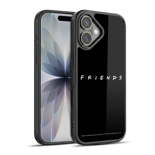 Friends TV Show Logos Black Gel Armour Case For Apple iPhone 17