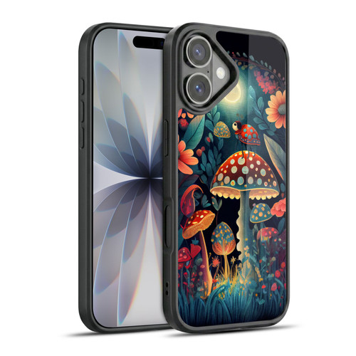 JK Stewart Graphics Ladybug On Mushroom Gel Armour Case For Apple iPhone 17