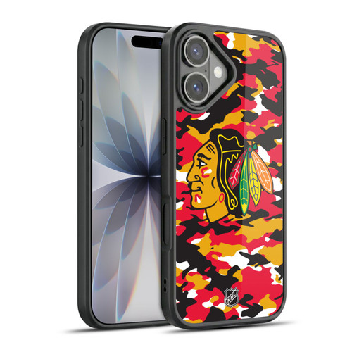 NHL Chicago Blackhawks Camouflage Gel Armour Case For Apple iPhone 17