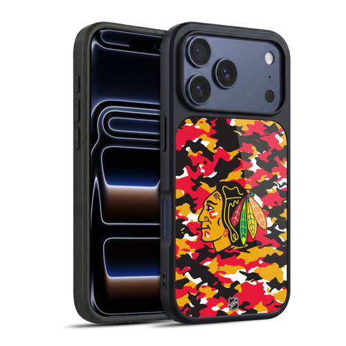 NHL Chicago Blackhawks Camouflage Gel Armour Case For Apple iPhone 17 Pro