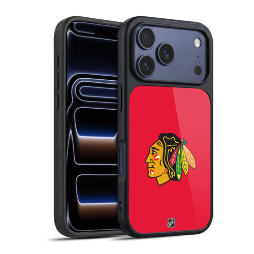 NHL Chicago Blackhawks Plain Gel Armour Case For Apple iPhone 17 Pro