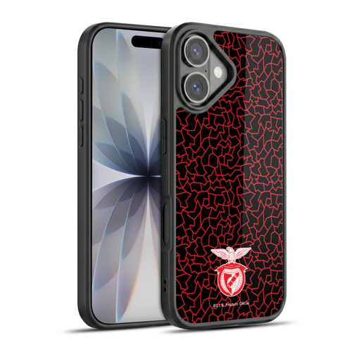 S.L. Benfica 2021/22 Crest Mosaic Pattern Gel Armour Case For Apple iPhone 17