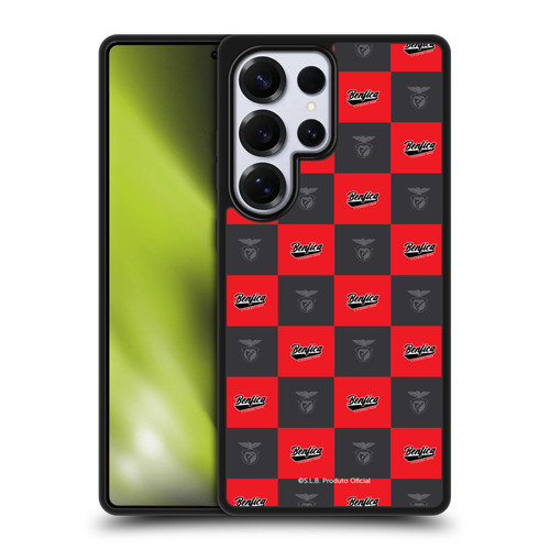 S.L. Benfica 2021/22 Crest Logo Pattern Gel Armour Case For Samsung Galaxy S25 Ultra
