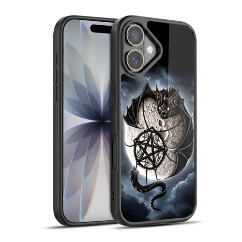 Sarah Richter Animals Gothic Dragon Bat & Moon Gel Armour Case For Apple iPhone 17