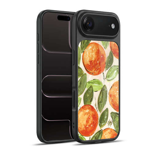 Haley Bush Pattern Painting Orange Splash Gel Armour Case For Apple iPhone 17 Air