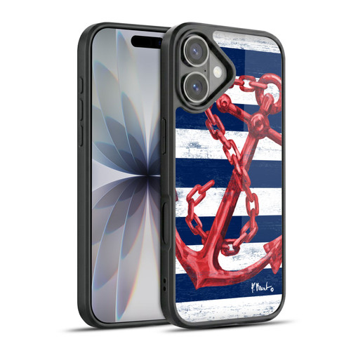 Paul Brent Nautical Westerly Anchor Red Gel Armour Case For Apple iPhone 17