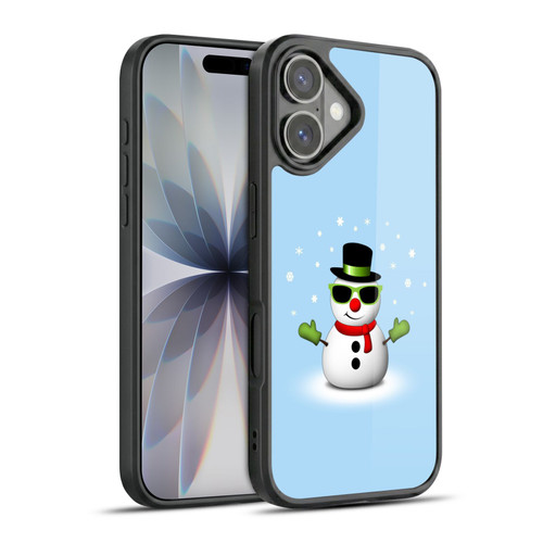 PLdesign Christmas Cool Snowman With Shades Gel Armour Case For Apple iPhone 17