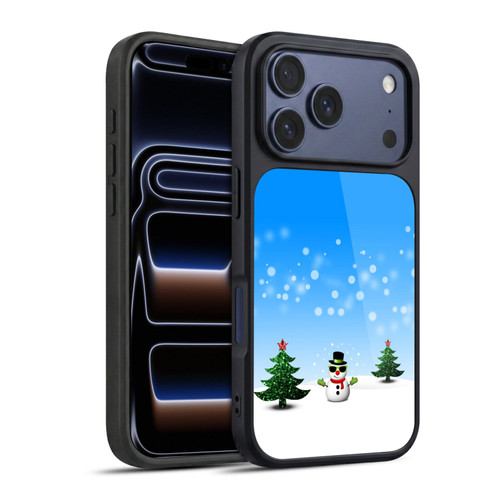 PLdesign Christmas Cool Snowman Gel Armour Case For Apple iPhone 17 Pro